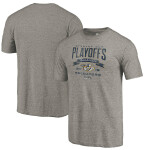 Fanatics Pánské Tričko Nashville Predators 2019 Stanley Cup Playoffs Bound Buzzer Beater Tri-Blend Velikost: