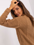 Sweter BA SW model 18694264 camelowy - FPrice Velikost: jedna velikost