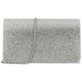 Módní dámské psaníčko Michelle Moon Rivex, stříbrné