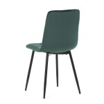 Jídelní židle, zelená, sametová látka, CT-281 GRN4