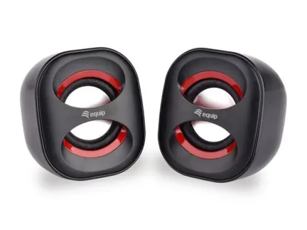 Equip Mini reproduktory černá / Reproduktory 2.0 / 3 W RMS / USB / 3,5mm jack (245331)