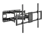 Gembird WM-120ST-01 černá / Držák na zeď pro TV / do 120” / VESA 900x600 / nosnost 120 kg / nastavitelný (WM-120ST-01)
