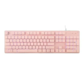 White Shark GK-003441 TACHI růžová / herní membránová klávesnice / US layout / USB / LED (TACHI-P-US)