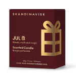 SKANDINAVISK JUL 65 g - SKANDINAVISK Vonná svíčka ve skle JUL Gold (Vánoce) 65 g – speciální edice, červená barva, sklo