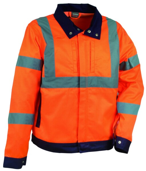 Reflexní pracovní lehká bunda COFRA DAZZLE oranžová velikost 4XL (CADAZZLE_02_4XL-B)