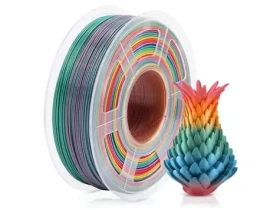 XtendLan SILK PLA filament duhový Candy / Struna pro 3D tiskárnu / PLA / 1,75 mm / 1 kg (3DF-SPLA-S1.75-RBC 1kg)