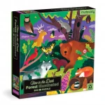 Mudpuppy Puzzle Lesní zvířátka - svítí ve tmě