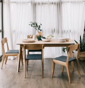 NábytekProNás Jídelní stůl ORI DUB (lak) - rozklad ROZMĚR: 120 x 80 x 75 cm + rozklad 37,5 cm