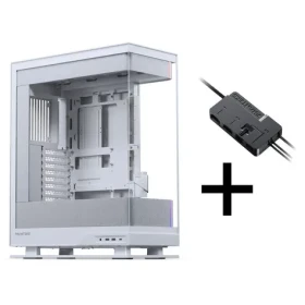 Phanteks Evolv X2 Matrix bílá / Skříň / E-ATX / Midi-Tower / Tempered Glass / Nxlinq V2 HUB (GABU-728)