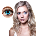 R-Kontakt.cz Oční čočky - světle modré, Barevné nedioptrické čočky