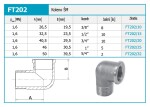 NOVASERVIS - Koleno ŠM 3/4" FT202/20