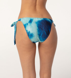 Aloha From Deer Tie Dye Bikini Bottom WBBB Blue