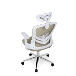 Kancelářská židle, houpací mechanismus, béžová síťovina, KA-K2031 BGE