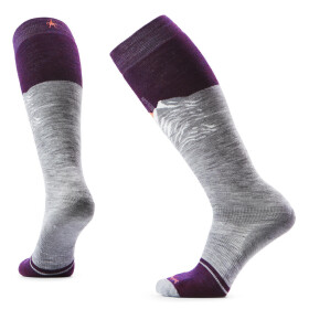 Dámské merino snowboardové ponožky SMARTWOOL Women's Snowboard Targeted Cushion Valle, Light Gray velikost: 38-41 (M)