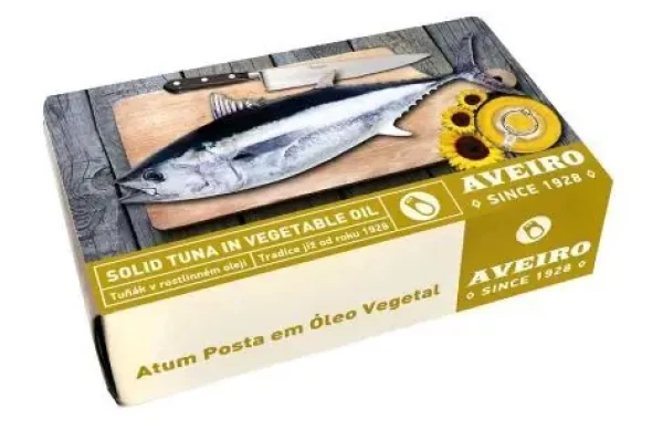 Aveiro Tuňák v rostlinném oleji 120g (06733)