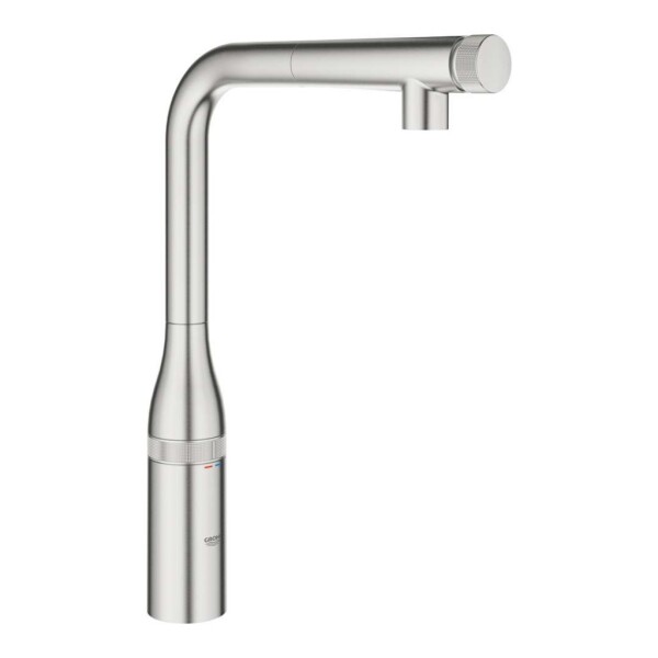 GROHE - Essence SmartControl Dřezová baterie s výsuvnou koncovkou, SmartControl, supersteel 31615DC0