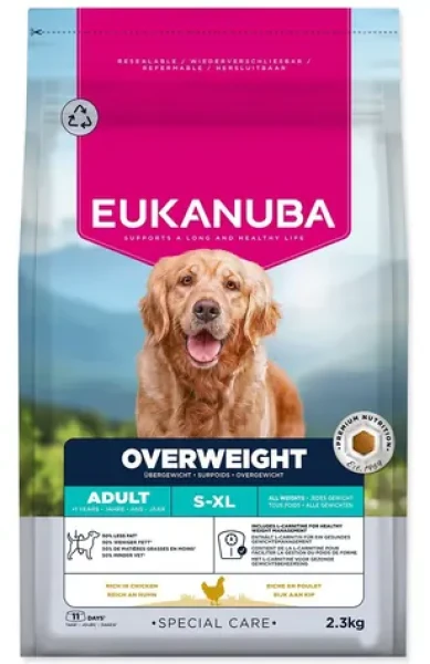Eukanuba Special Care Overweight 2,3 kg / Granule pro psy / Regulace hmotnosti / Drůbeží receptura (174-196411)