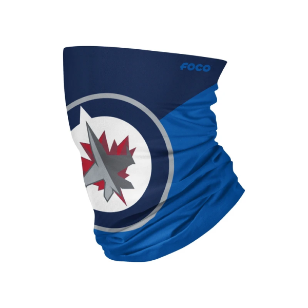 FOCO Nákrčník Winnipeg Jets NHL Big Logo Elastic Gaiter Scarf