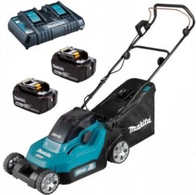 Makita DLM382PM2 / Aku Sekačka na trávu / 18V / 3700 ot-min / záběr 38 cm / koš 40 l / 2x Aku BL1840B (DLM382PM2)