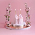 PartyDeco Svíčky zlaté 14 cm 12 ks
