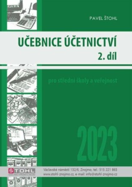 Učebnice Účetnictví II. díl 2023 - Pavel Štohl