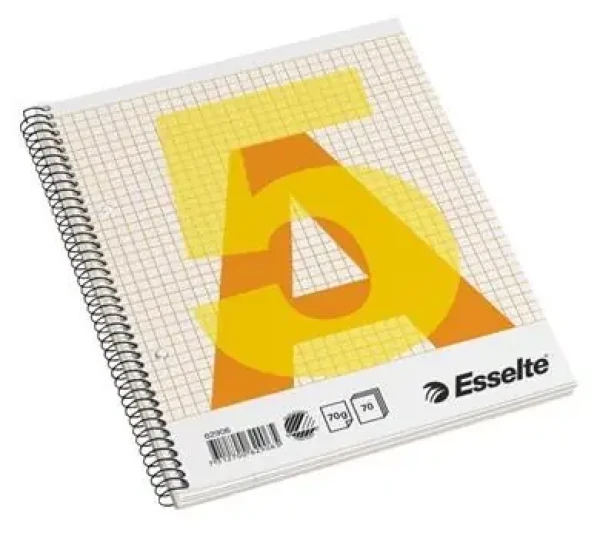 Esselte Blok kroužkový A5 čtvereček / Blok / A5 / čtverečkovaný / 70 g/m2 (62906)