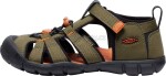 Dětské sandály Keen Seacamp II CNX children dark olive/gold flame Velikost: 29