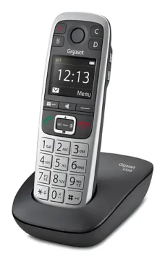 Gigaset E560 platinová / DECT bezdrátový telefon (S30852-H2708-B101)