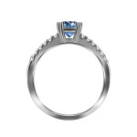 Royal Fashion stříbrný pozlacený prsten Alexandrit DGRS0012-WG Velikost: 8 (EU: 57-58)