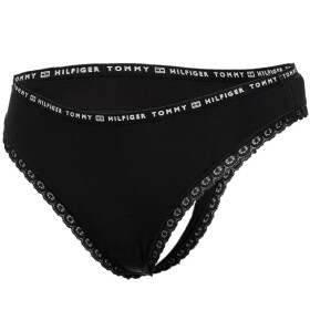 Tommy Hilfiger 3Pack tanga kalhotky UW0UW028240R7 Black M