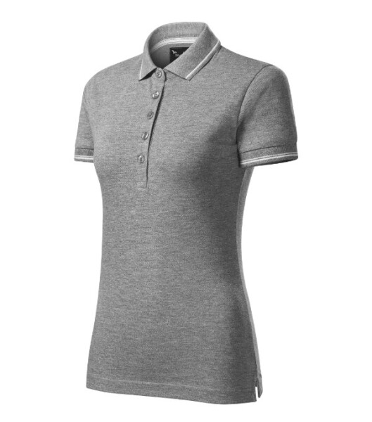 Perfection plain polokošile dámská tmavě šedý melír S