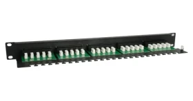 Equip 25 portů Cat3 / Patch panel / RJ-45 / UTP / ISDN / 1U / 19" (125298)