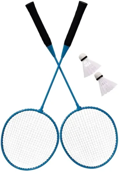 ECOTOYS Badmintonový set se sítí / 2 rakety / kufřík (MXW170611B)