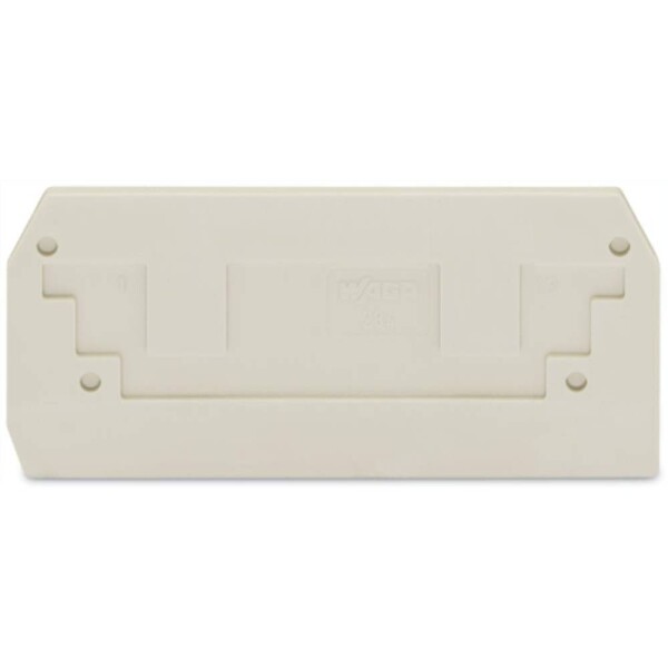 WAGO 284-330 zakončovací a dělicí deska světle šedá 100 ks