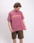 Tričko Gramicci Freedom Tee Pigment Dyed RED PIGMENT