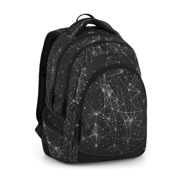 Bagmaster DIGITAL 25 A studentský batoh – vesmír Černá 34 l 230348