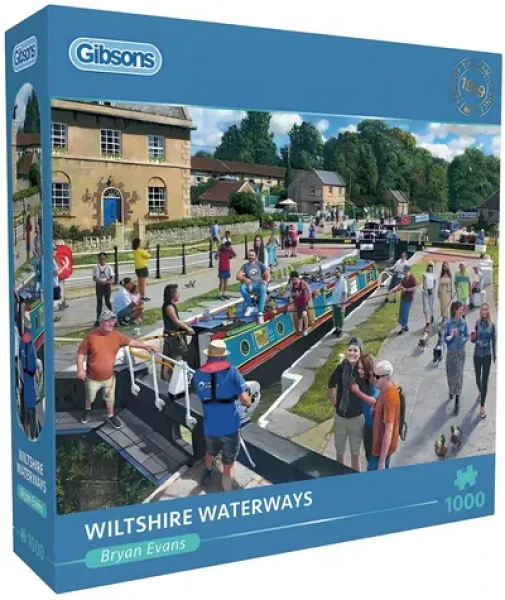 GIBSONS Puzzle Vodní toky ve Wiltshire