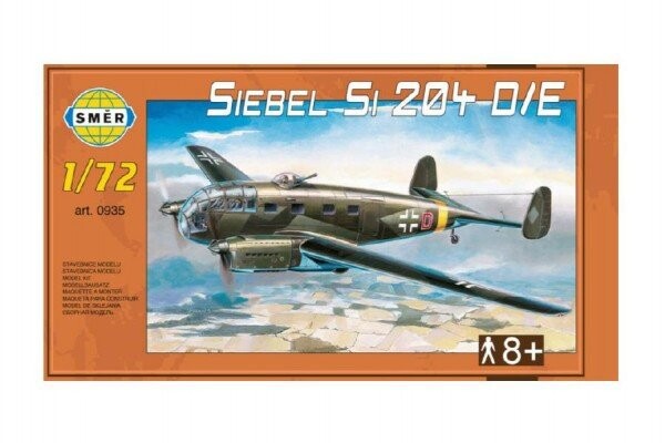 Model Siebel Si 204 D/E 1:72 29,5x16,6cm v krabici 34x19x5,5cm