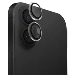 Uniq Optix Clear černá / Ochranné sklo na čočku fotoaparátu / iPhone 16, 16 Plus / s aplikátorem