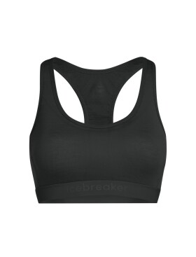 Dámská merino podprsenka ICEBREAKER Wmns 125 ZoneKnit Racerback Bra, Black velikost: M