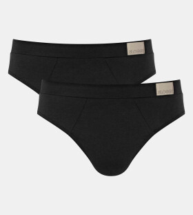 Pánské slipy GO Natural Brief C2P - BLACK - černé 0004 - SLOGGI BLACK M