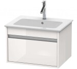 DURAVIT - Ketho Umyvadlová skříňka 41x60x48 cm, 1 zásuvka, lesklá bílá KT641802222