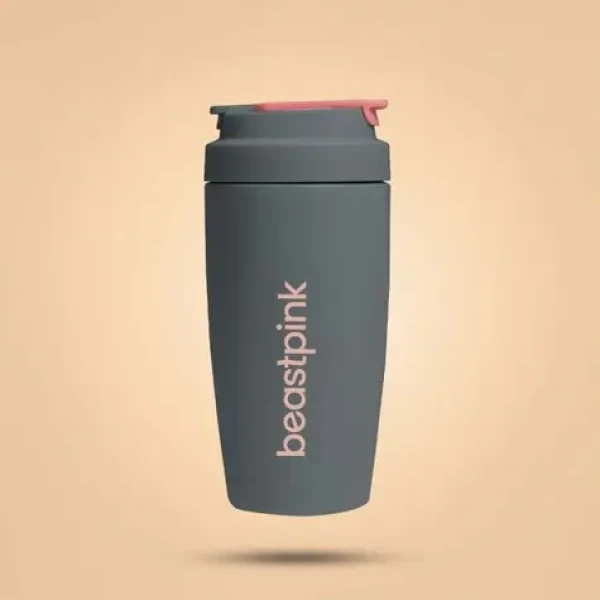 Termohrnek 500 ml Grey - BeastPink (šedá) (86371-1-single_variant)