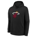 Nike Dětská mikina Miami Heat NBA Fleece Essential Hoodie Černá (YOUTH)