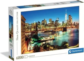 CLEMENTONI Puzzle Světla nad Brooklynským mostem