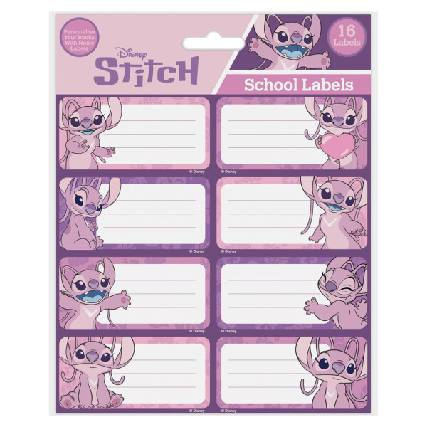 Lilo a Stitch jmenovky na sešity (Angel) - EPEE