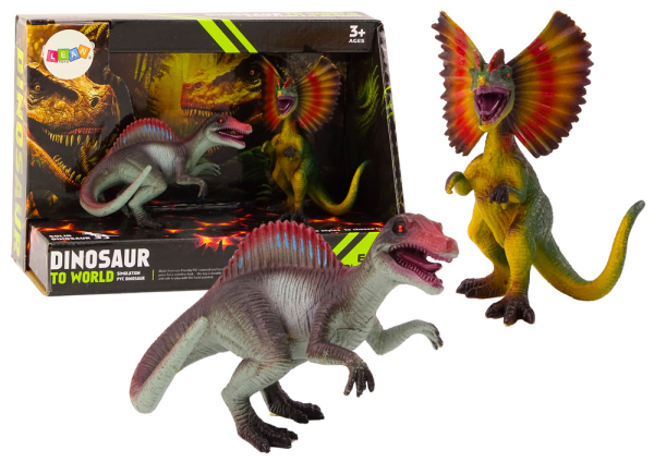 Mamido Sada dinosaurích figurek Spinosaurus a Dilophosaurus 2 kusy