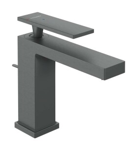 HANSGROHE - Tecturis E Umyvadlová baterie s výpustí, CoolStart, EcoSmart+, kartáčovaný černý chrom 73014340