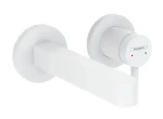 Hansgrohe Finoris - Umyvadlová baterie pod omítku | 2-otvorová instalace | EcoSmart | matná bílá (76051700)