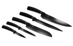 BERLINGERHAUS Sada nožů s magnetickým stojanem 6 ks Black Rose Collection BH-2407